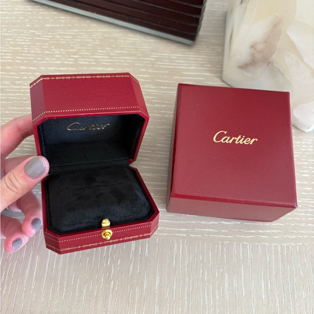 Cartier Signature Love Ring Box Red Case - Picture 8 of 8